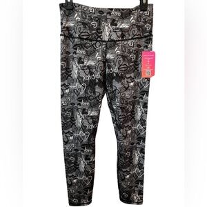Xoxo heart athletic quick dry leggings